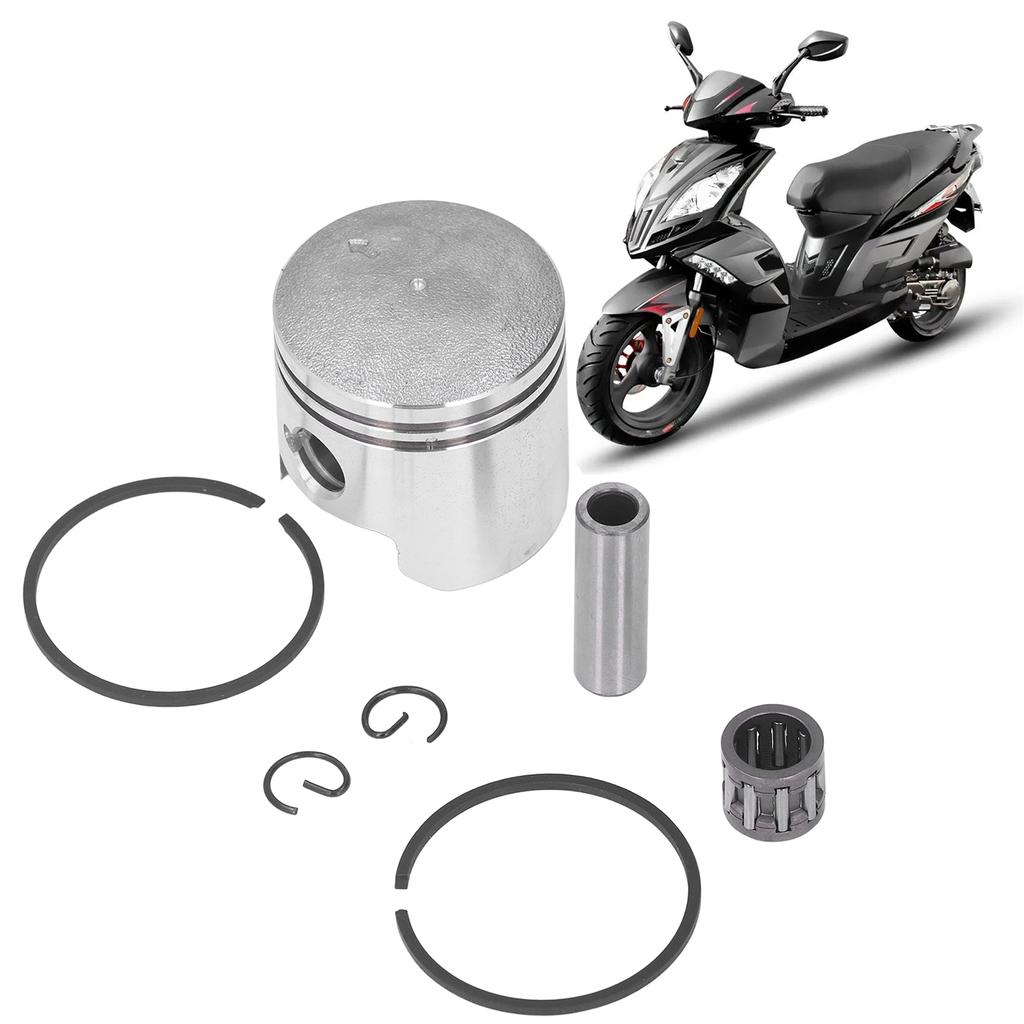 40mm Stempelbolttsett Stållegering Stabil Ytelse for 2-takts 49cc 50cc Moped Scooter Dirt
