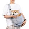 Adjustable Dog Sling Carrier with Pocket Safety Hook Hands-Free Pet Bag Breathable Small Animals Carrier Crossbody Shoulder Outdoor Travel Portable