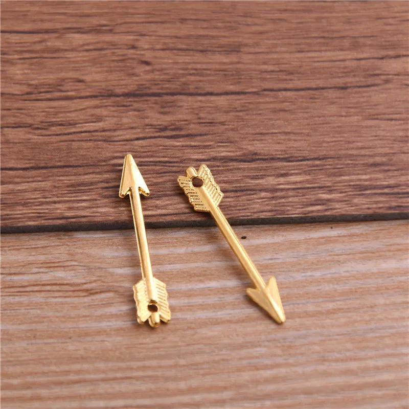 

Подвеска-миниатюрный лук и стрела своими руками - 3 цвета, 5x30 мм, сплав, ювелирное украшение