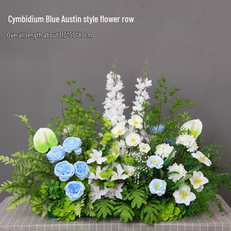 Mori Style Artificial Wedding Floral Aisle Decoration