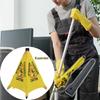 Dreieckiger Kegel-förmiger Nasses Schild Faltbares Pop-Up Warnschild Reinigungsbereich