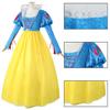 Enchanting Snow White Cosplay Costume Elegant Dress For Halloween Stage Performance
