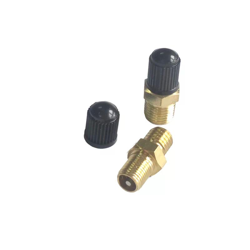 Brass Tank Fill Valve for Air Compressor, Single Piece, M8/M10 DIY Threaded Accessory