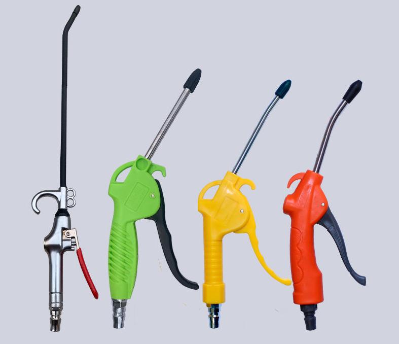 Good Quality Semi Truck Pneumatic Air Dust Seat Blow Gun with Quick Connect Long PU Hose Coiled