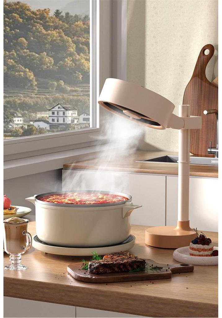 Mini Home Smoke Extractor: Desktop Barbecue & Hot Pot Oil Fume Filter