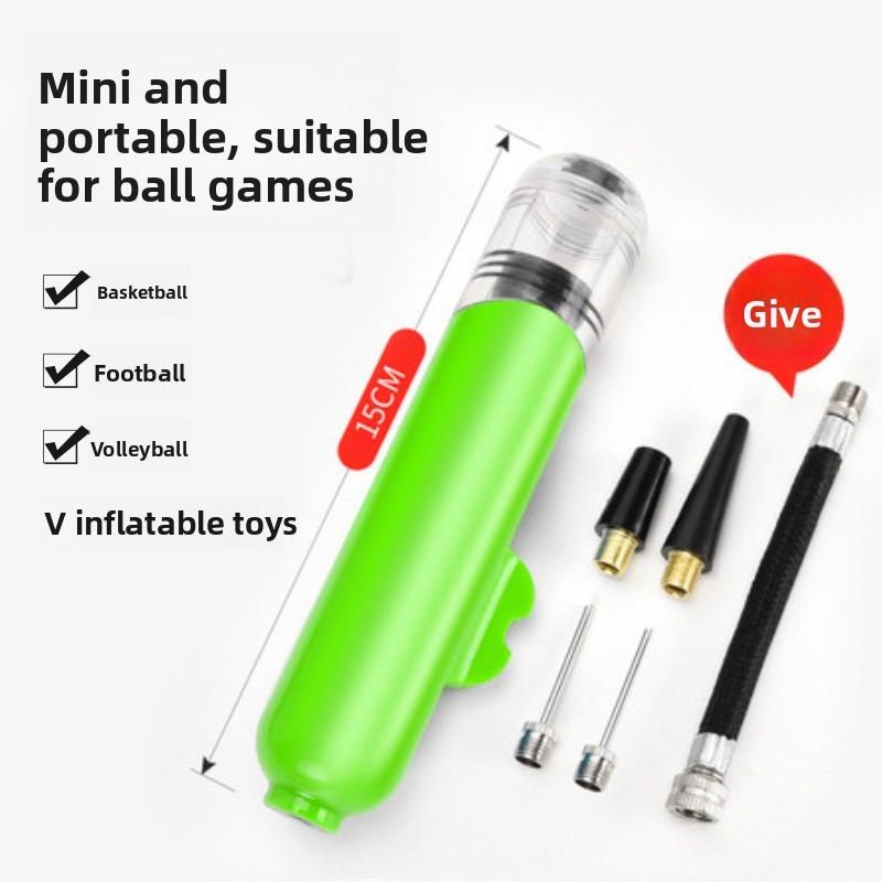 Portable Bicycle Pump With Plastic Material For Inflating Basketballs And Cycling Equipment