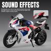 1:12 alloy motorcycle model, cool lighting, exquisite desktop ornaments, the best collection for motorcycle enthusiasts