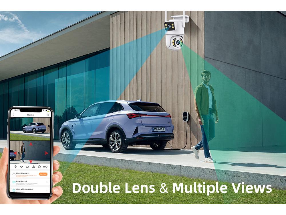 Xiongmai iCSee 6MP HD Drahtlose Outdoor Überwachungs Fernglas Kamera