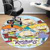 1pc Rugrats Office Round Area Rug,Bedroom Living Room Home Decor, Room Deco a1016140