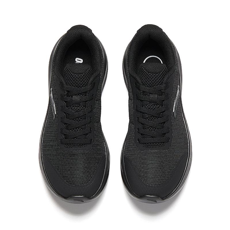 Anta Cushioning Abrasion Resistant Waterproof Low top Casual Running Shoes Women's Black 922545505-4