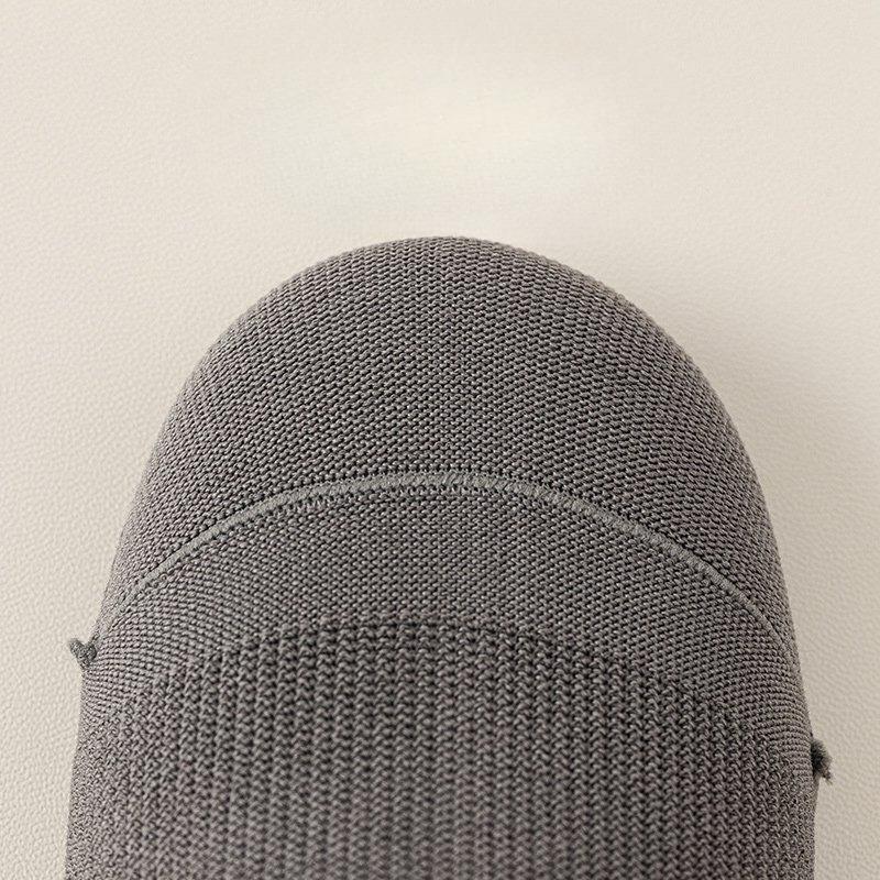 Women's Spring and Autumn Long Cotton Socks with Slight Pressure To Slim Legs, Boneless Long Socks with Small Leather Shoes