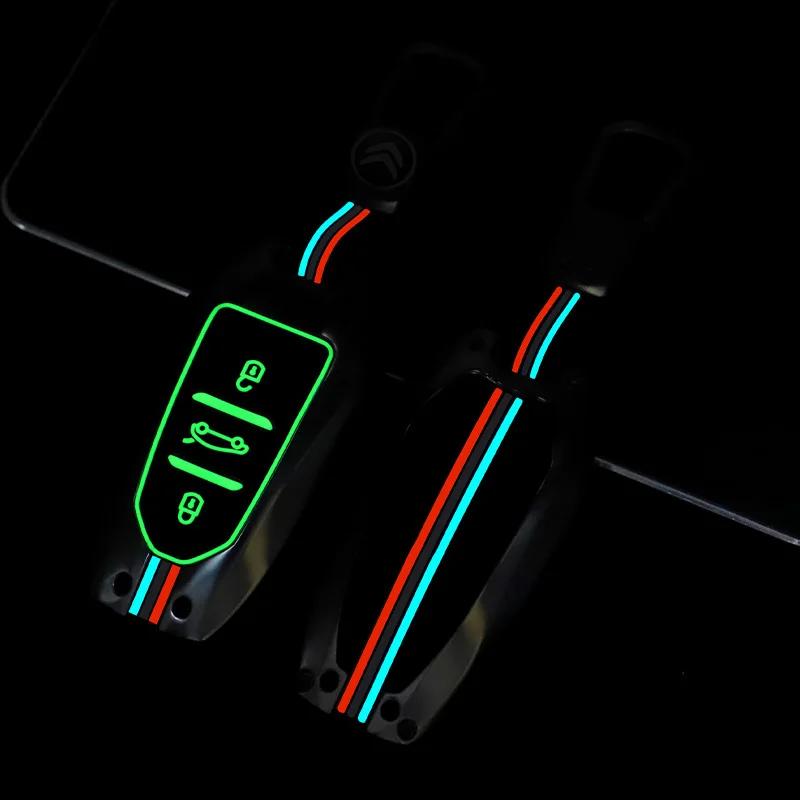 Zinklegierung Auto Schlüsselhülle Schale Abdeckung für Peugeot 308 408 508 2008 3008 4008 5008 Citroen C4L C6 C3-XR Picasso DS3 DS4 DS5