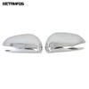 For Hyundai Santa Fe -  Carbon Fiber Rearview Side Door Mirror Cover Trim Protector Exterior Accessories Car Styling