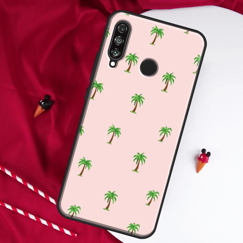 

Чехол с пальмой для Huawei Nova 12i 11i 8i 12s 9 10 SE Y90 Y60 Y70 Y72 Y61 Y91 P20 P40 P30 Lite P60 Pro Huawei Nova 11i