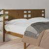 Vidaxl Bed Headboard, Brown, 126X4X100 Cm, Solid Pine Wood