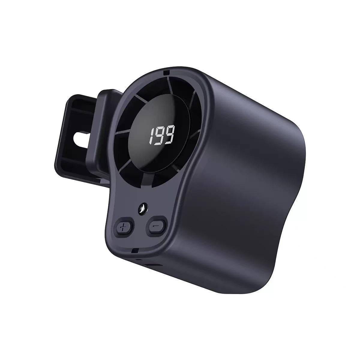 

Multi-functional Stepless Speed Adjustable Waist & Desktop Clip-on Small Fan 84×74×63 mm серый