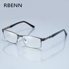 RBENN Stainless Steel Men Business Reading Glasses for Reader Mens Presbyopia Optical Eyeglasses +1.0 1.5 2.0 2.5 3.0 3.5 4.0