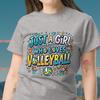 Just a Girl Who Loves Volleyball Fun T-shirt