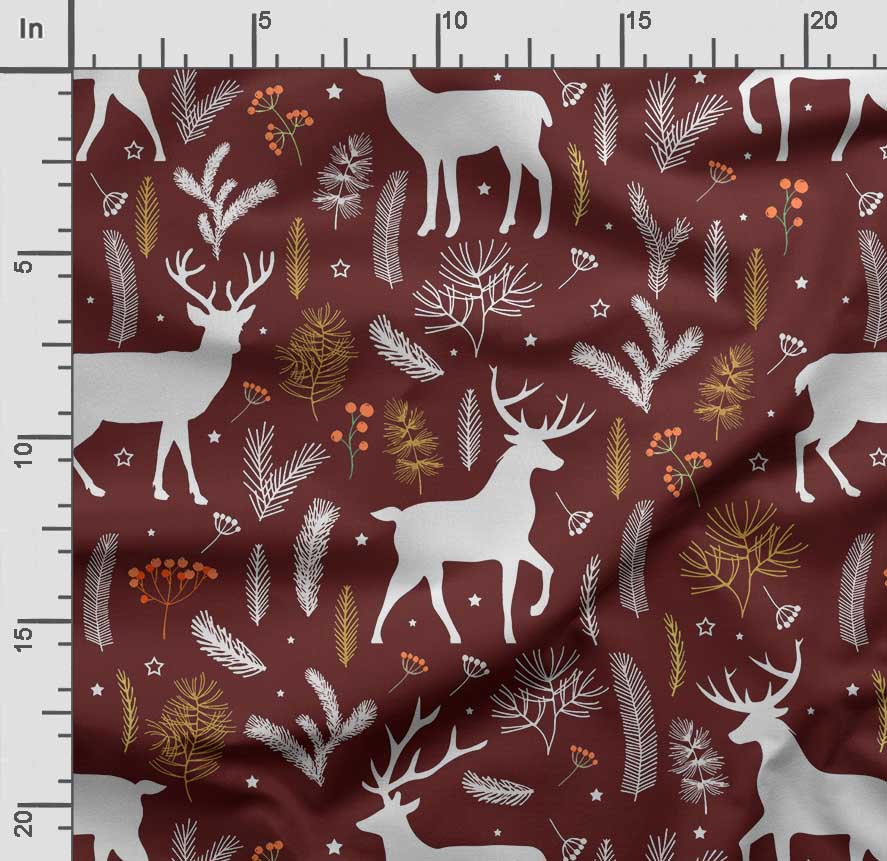 Soimoi Animals Print,  Cotton Cambric, Quilting Fabric Sold by The Yard 42 Inch Wide, Medium Weight Cotton Fabric, Sewing  Supplies,