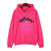 Mens Oversized Hoodie With Foil-Printed 55555 Letter Graphic Streetwear Cotton Fleece Sweatshirt Winter