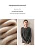 New Cashmere Wool Round Neck Single-Breasted Sweater - Versatile Loose Fit for Autumn/Winter