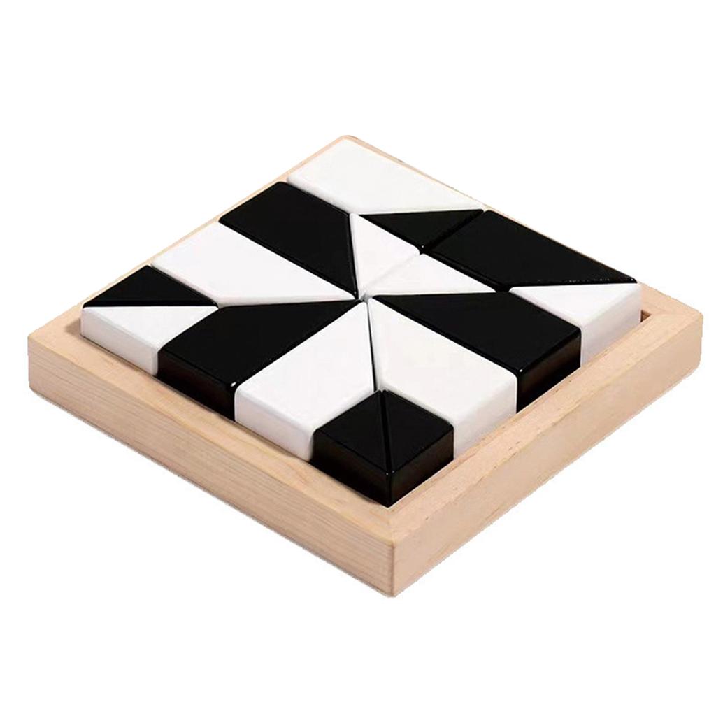 Block Puzzles, Educational Puzzle Game Blocks, Building Toy, Safe Design, Dual Color Blocks, Enhances Focus Creativity Logic