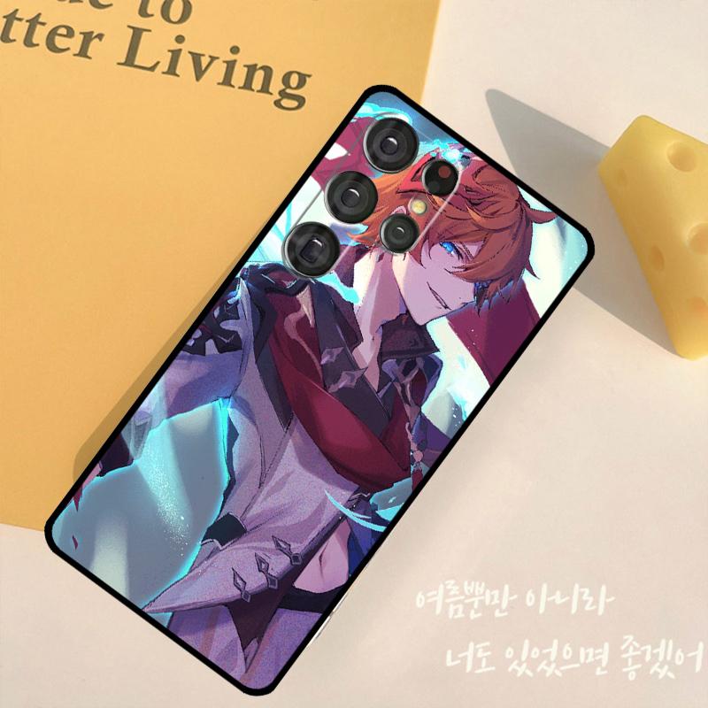 Genshin Impact Tartaglia Phone Case For Samsung Galaxy S25 Ultra S9 S10 S20 S22 S21 S23 FE S24 Plus Back Cover Shell