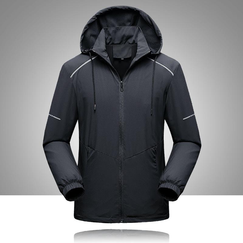 Весенняя и осенняя тонкая куртка куртка новая мужская куртка корейская куртка с капюшоном — фото 3