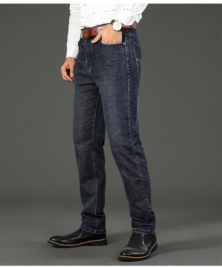 WthinLEE Herren Slim Straight Elastic Business Jeans