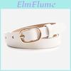 Womens Oval Pin Buckle Belt In Multi Colors For Jeans And Dresses