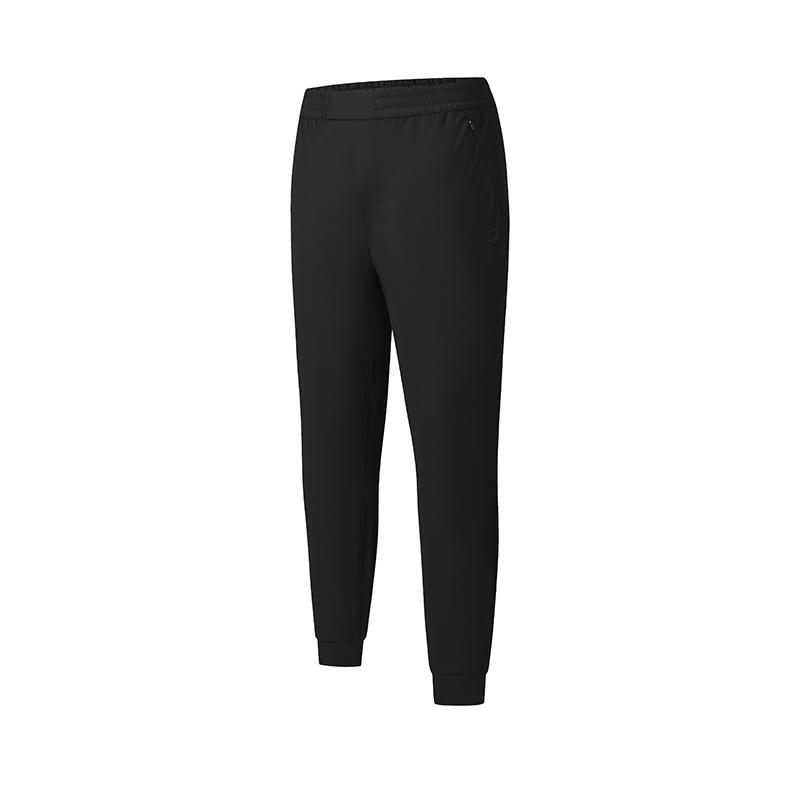 FILA Athletics A.P. Series Casual Cool Sports Comfortable Breathable Solid Basic Pants Men bottoms Deep-Black A11M521617F-BK