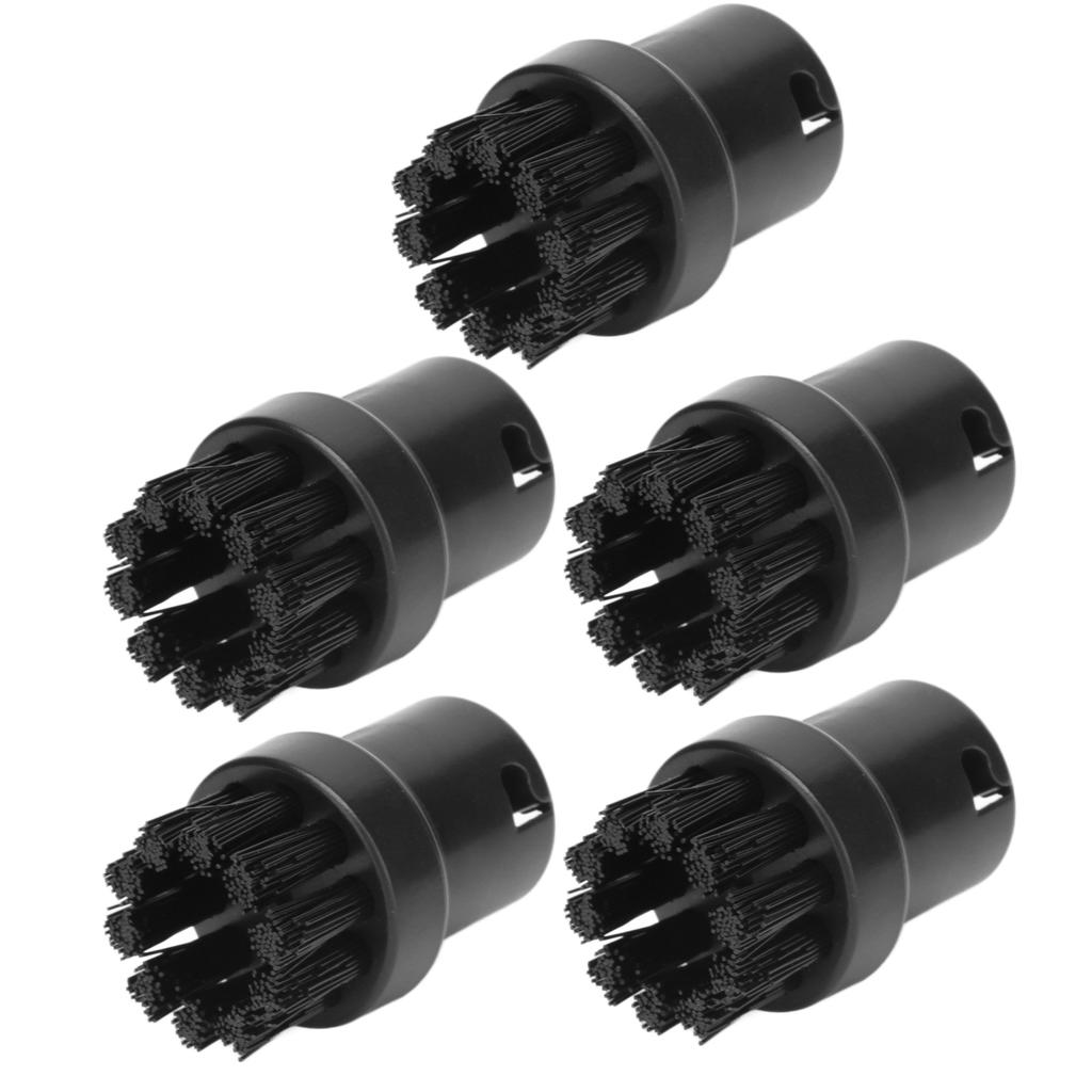 5ks kefa na parný motor Čierna kefa na čistenie parného hrnca Náhradná kefa pre Karcher SC1 SC2 SC3 SC4