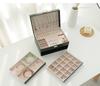 PU Leather Multi-Drawer Jewelry Packaging Case Gift Box Necklace Earring Bracelet Ring Travel Jewellery Organizer