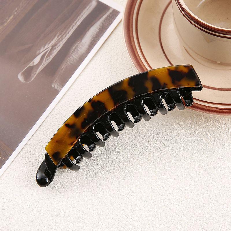 1pc Acetate Glass Banana Clip, Ponytail Hair Clip, Vertical Clip, Women's Back of the Head, Hair Clip, Hair Accessory