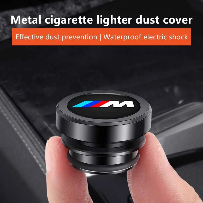BAGV1 2026 Car Sticker Car Cigarette Lighter Decoration Cover Plug DustProof Cap For BMW F30 E60 E46 E90 F10 G30 E36 E30 X1 X3 1 3 5 S