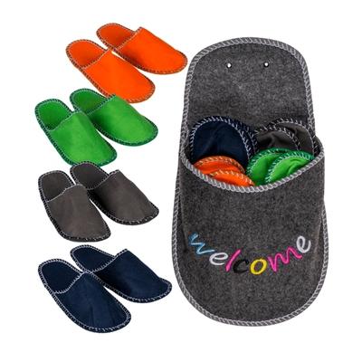 XXL Giant Slipper with 4 Pairs of Guest Slippers