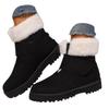 Women's Boots Casual Round Toe Flat Winter Boots Plush Warm And Comfortable Large Size Cotton Boots Bog Boots