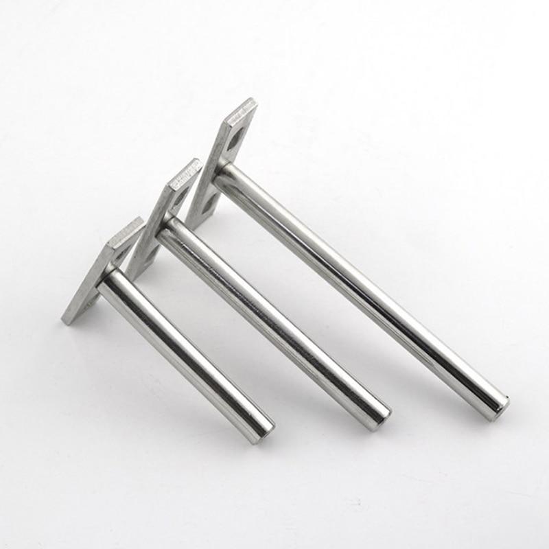 1PC 3/4/5/6 Inches Silver Metal Folding Shelf Support Bracket Hidden Floating Wall Shelf Support Brackets For Heavy Duty Bracket