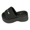 Thick-soled Small Man Cool Slippers Women's Summer Wear 2025 New Super Fire Muffin Shoes with Skirt Beach One-word Drag