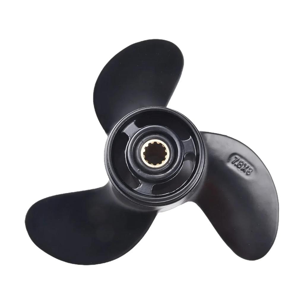 Boat Outboard Propeller For Mercury 2-Stroke 5 For Tohatsu 4-6 For 2-Stroke 6 For Hyfong 4-6 7.8 X 8
