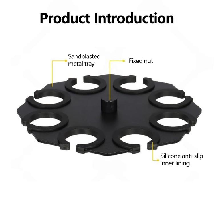 Strong Aluminum Vocal Equipment Holder Tray With Rubber Padding For Scratch Prevention And Tight Hold