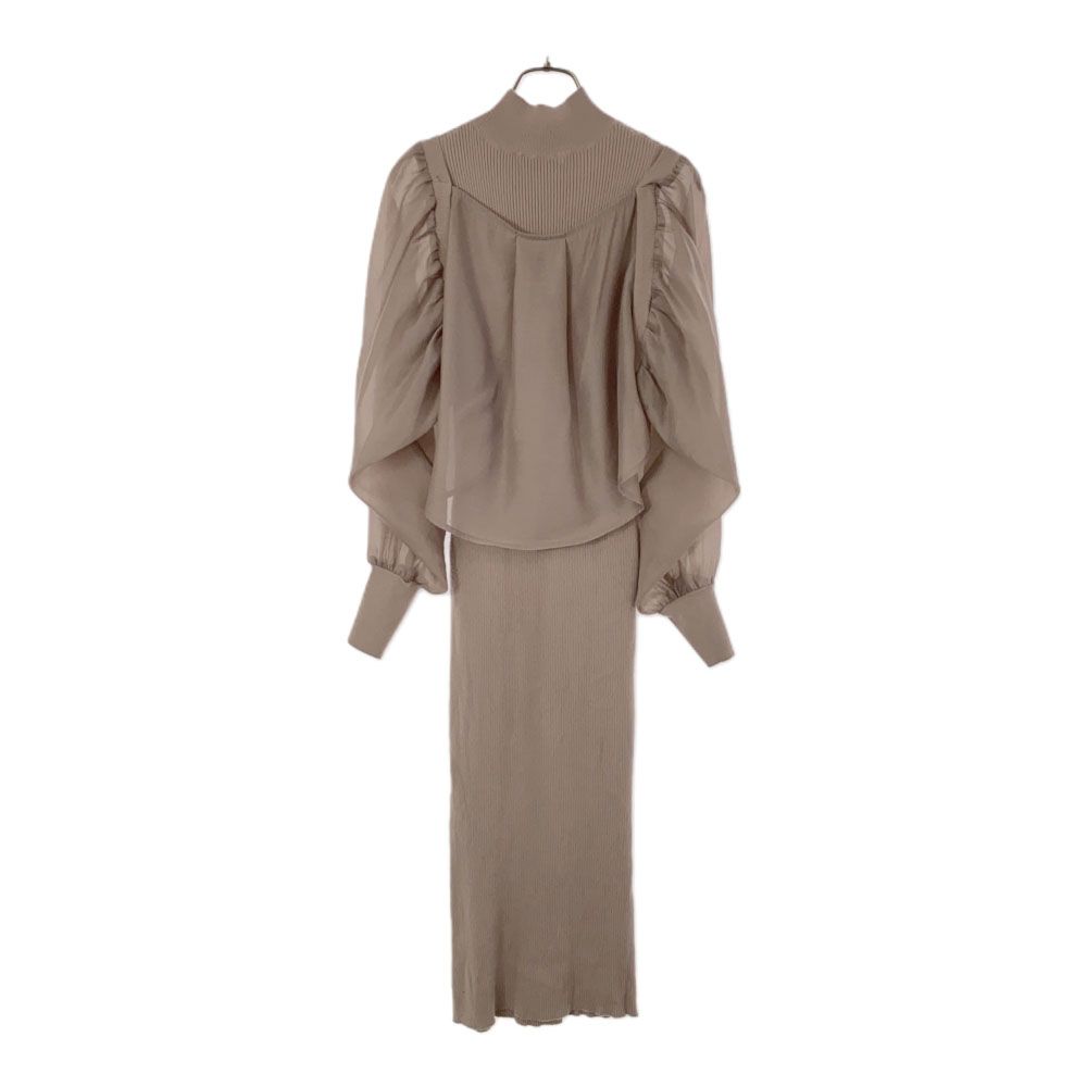 SNIDEL Long sleeve knit Long dress ONE SIZE Beige Bolero SWNO224290 Women Used