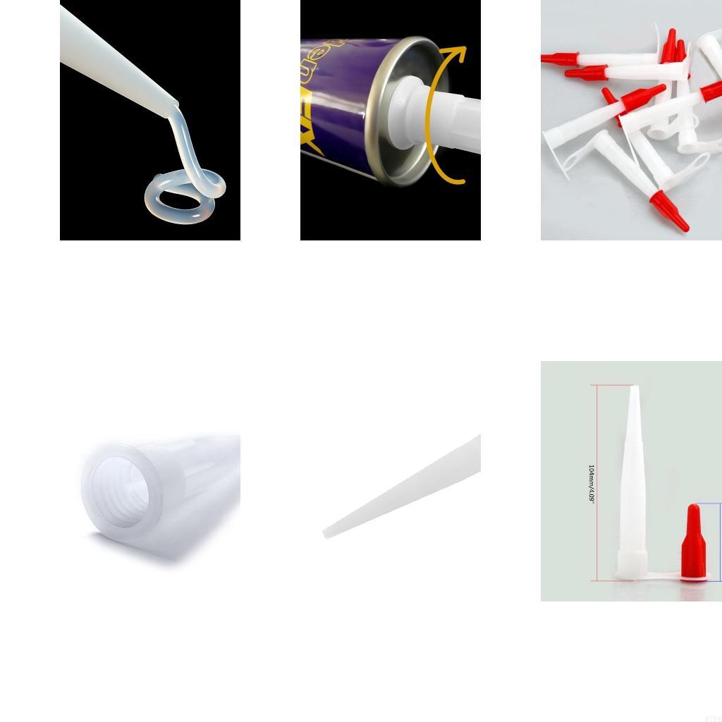 

H7EE Sealing Nozzles with Sealing Caps Caulk Sealant Tool Caulk Sealer Nozzles Caps Set Cartridge Tip Nozzles Replacement Tip China Mainland