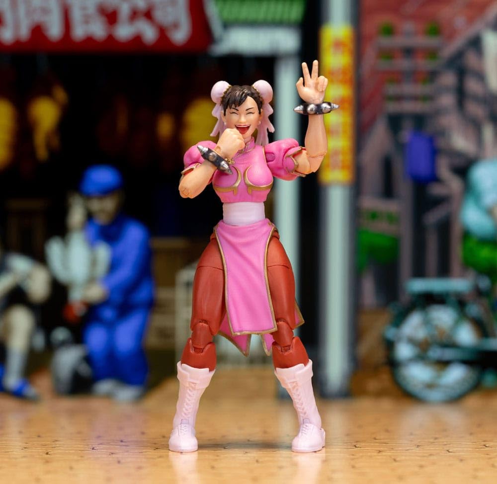 

Фигурка NECA Street Fighter II Ultra The Final Challengers 15 см Чун-Ли (розовый)