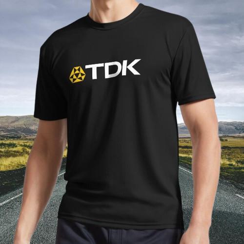 

New TDK Logo Gold Active T-Shirt Funny Size S - 5XL M