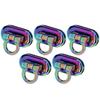 5 Pcs Flip Lock Colorful Zinc Alloy Oval Bull Nose Lock Luggage Lock Clamshell Lock