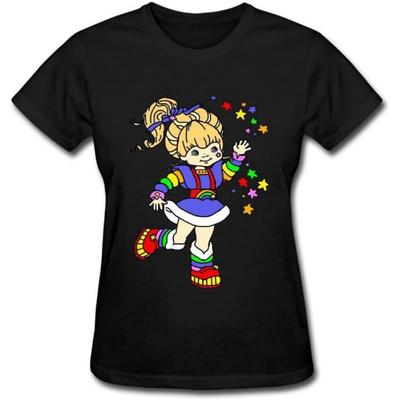 Kingdiny Women's Rainbow Brite Star T Shirt