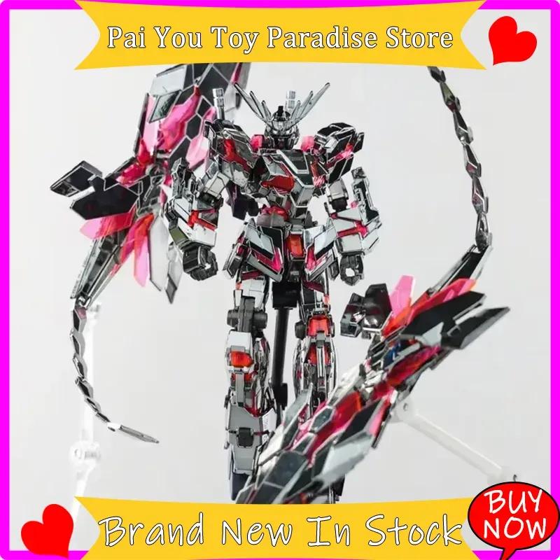 Sell Hg 1144 1Xd Unicorn Rx-0 Destory Model Electroplated Dark Steel Black Phoenix Assembly Model Kit Mech Action In Stock