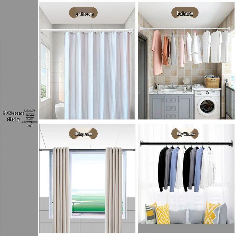 Multi-purpose Adjustable Telescopic Rod