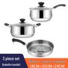 Sigang 3-Piece Bakelite Handle Cookware Set